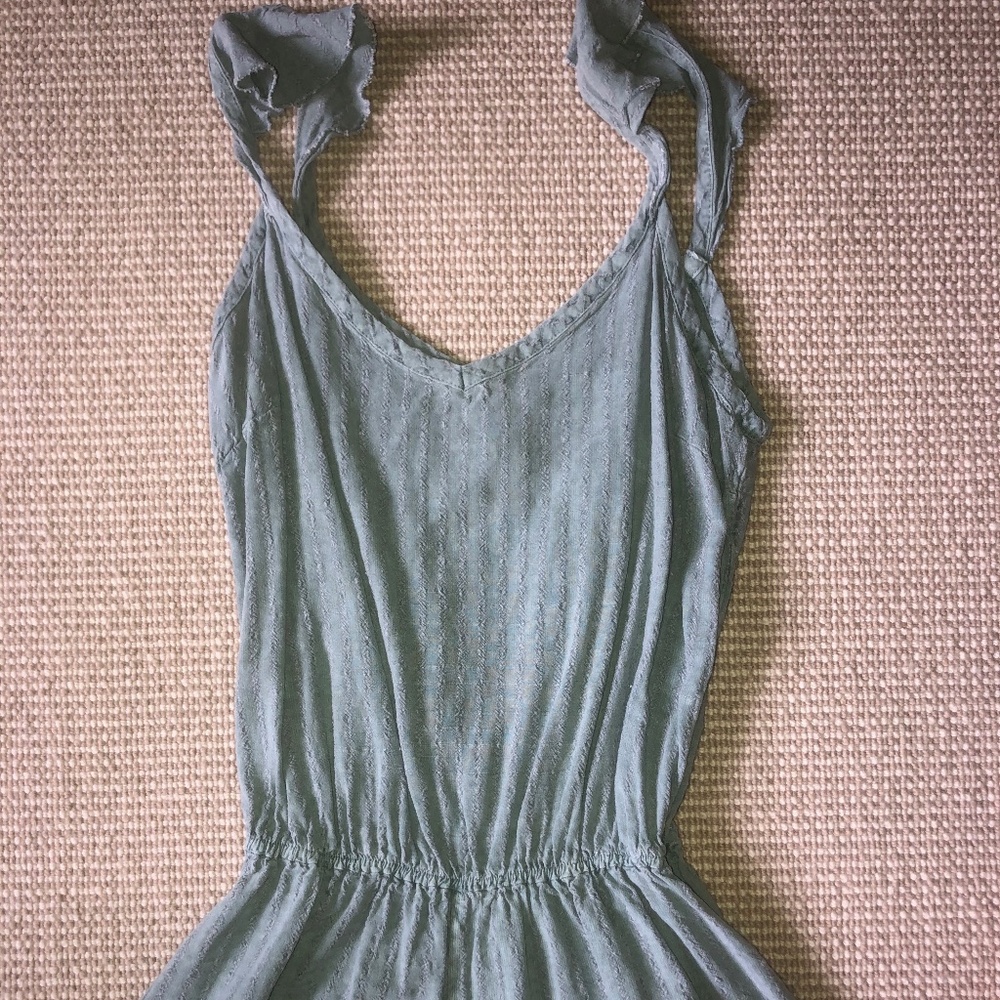 Anthropologie Light Blue Romper